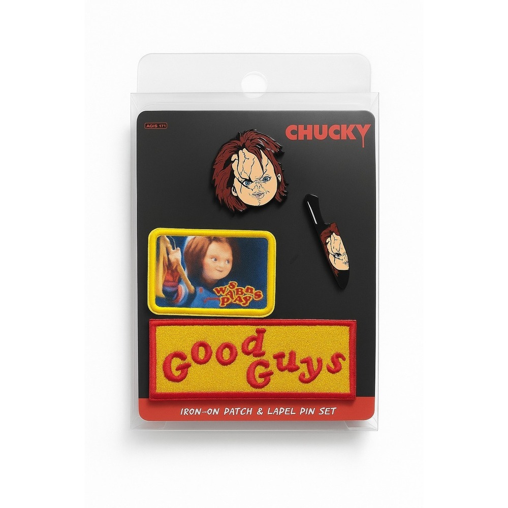 Chucky Pin and Patch Set